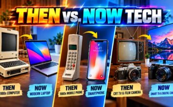 Then vs. Now: How Everyday Tech Has Changed Since the 1980s 1980s Tech
