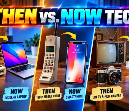 Then vs. Now: How Everyday Tech Has Changed Since the 1980s 1980s Tech