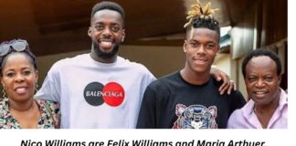 The parents of world-class winger Nico Williams are Felix Williams and Maria Arthuer.